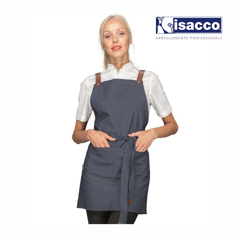 Tablier de cuisine femme 100% coton Isacco