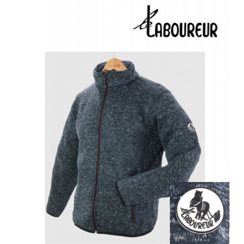 GILET POLAIRE TRICOTE LE LABOUREUR