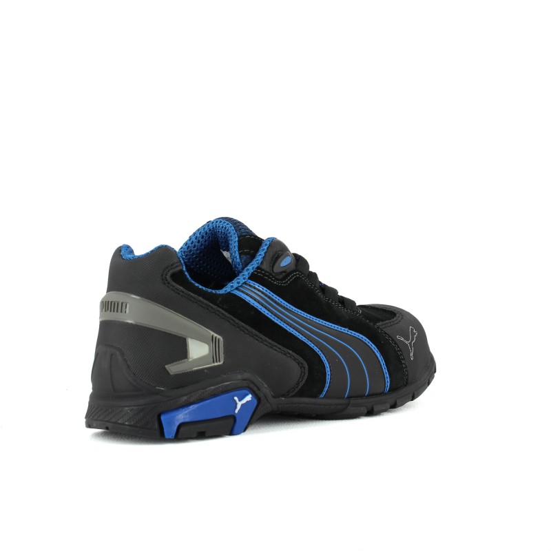 Chaussure De Securite Basket Homme Noir Bleu